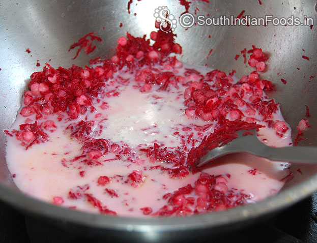 Add milk let it boil