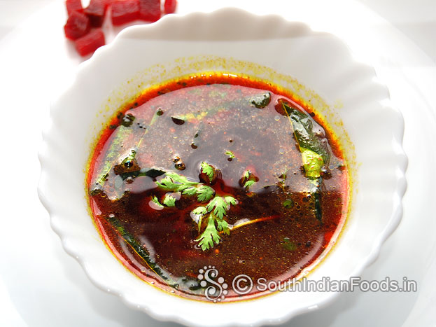 Simple beetroot soup