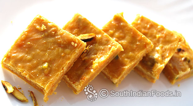 Ghee carrot coconut kadalai maavu burfi