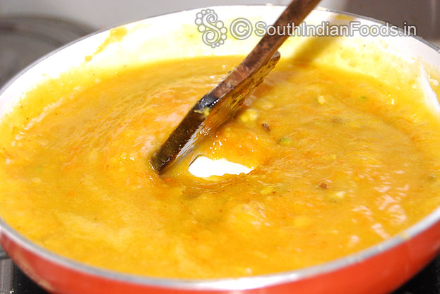 Stir continuously for3 min