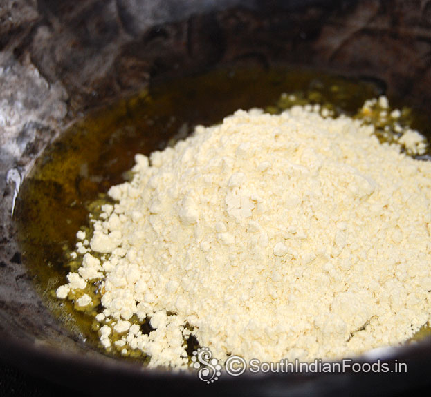 Add gram flour