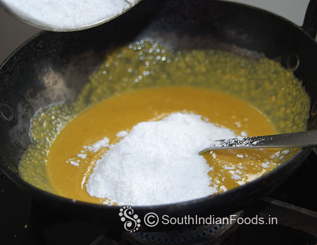 Add powdered sugar