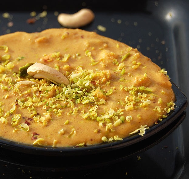 Gram flour halwa