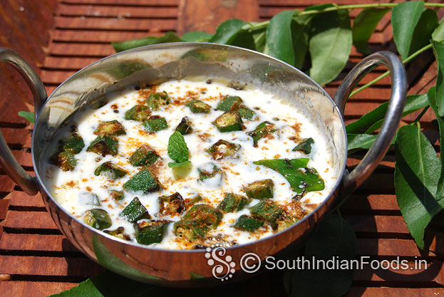 Vendakkai thayir pachadi