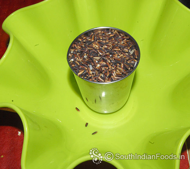 Take 1 cup black rice