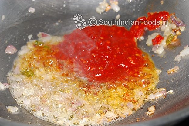Add red chilli paste