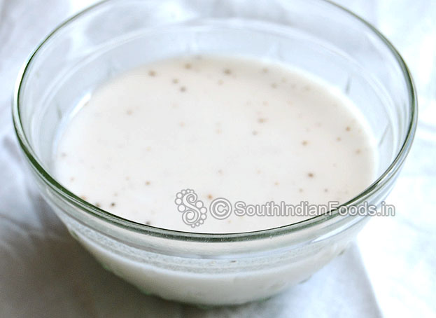 Corn flour & maida batter