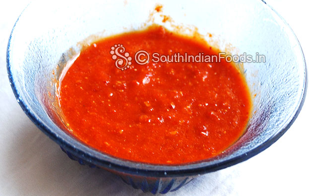 Red chilli paste