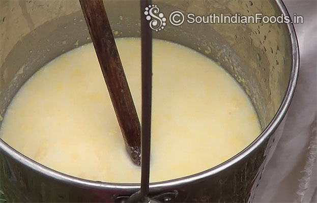 Add 1/4 litre water mix well