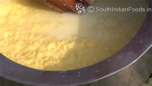 Butter & buttermilk separated