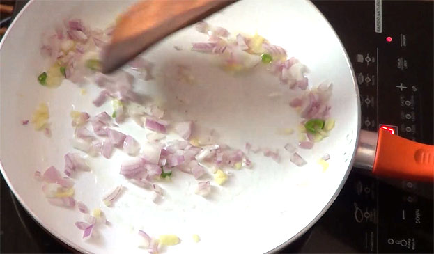 Add onion saute
