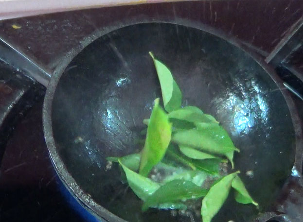 For seasoning:-Add oil, mustard & curry leaves