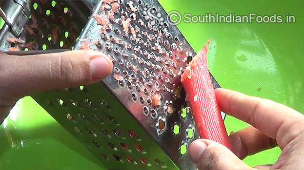 Finely grate