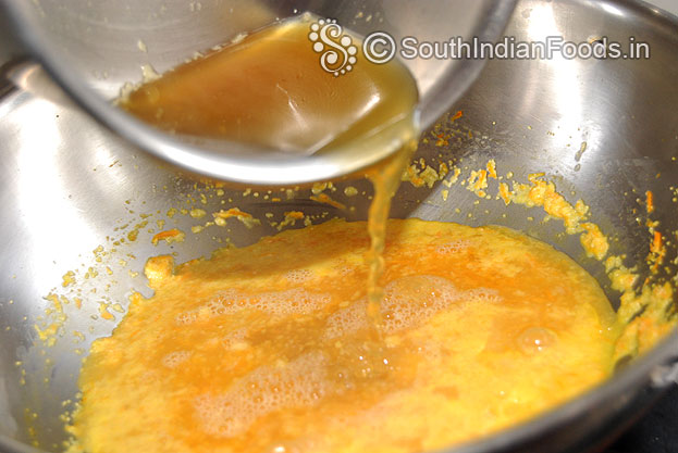 Add jaggery syrup 