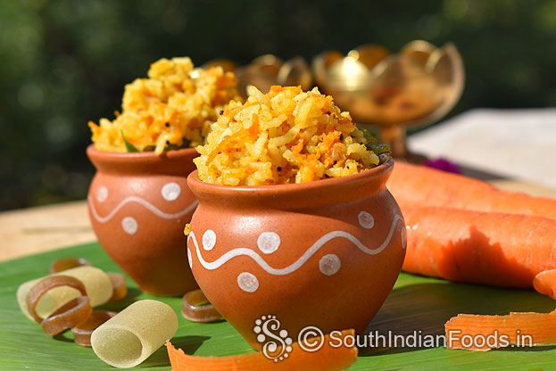 Perfect carrot rice