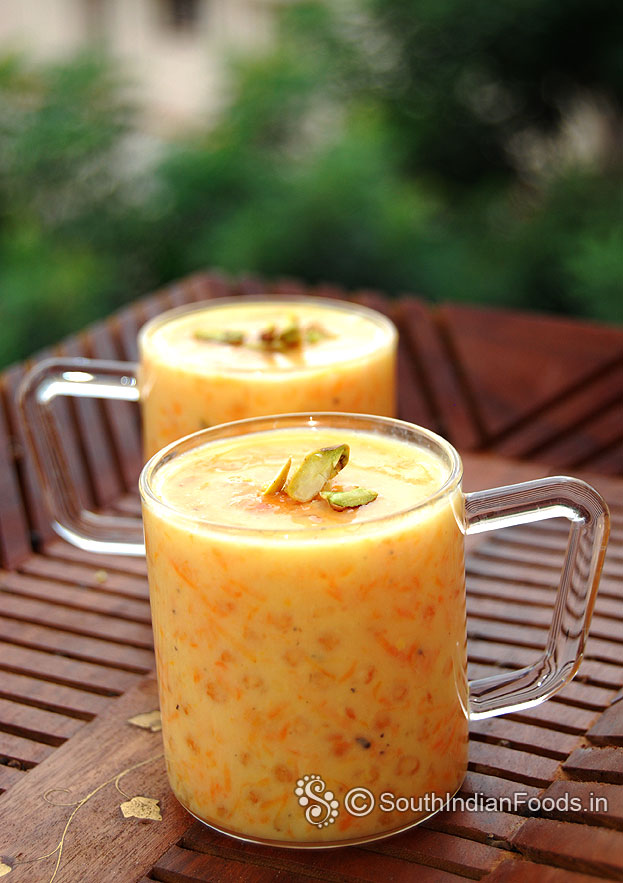 Carrot javvarisi payasam