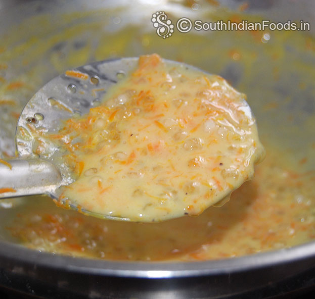 Sabudana perfectly cooked cut off heat