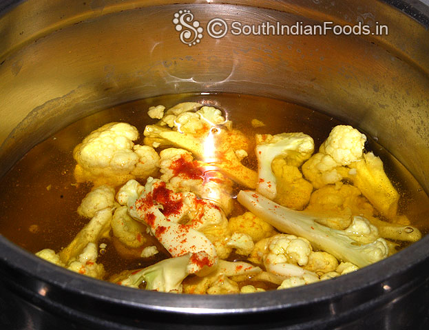 Add cauliflower boil for 3 min