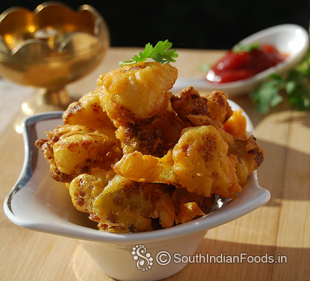 Cauliflower fritters