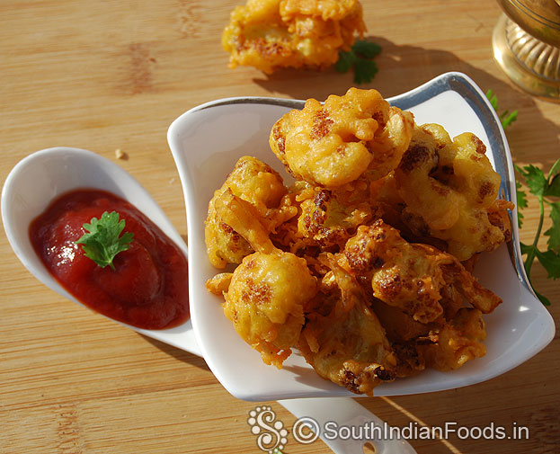 Super crispy cauliflower pakoda