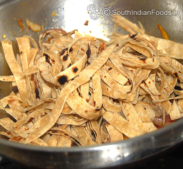 Add chapathi noodles