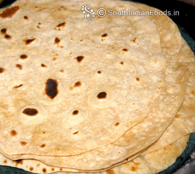Take 6 chapathi [leftover or fresh]