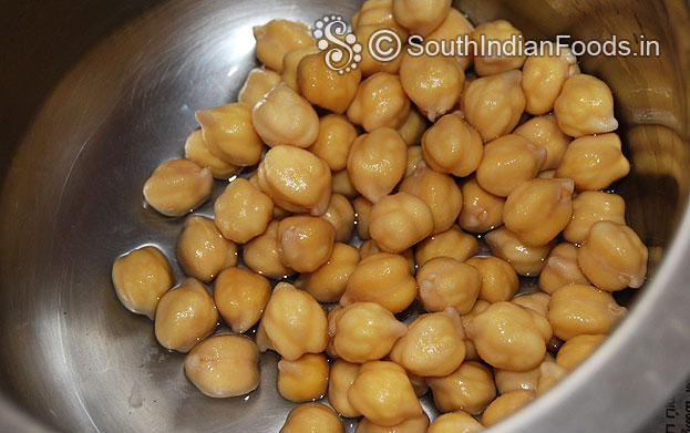 Soak chickpeas overnight