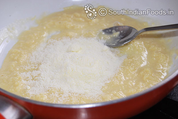 Add milk powder mix well