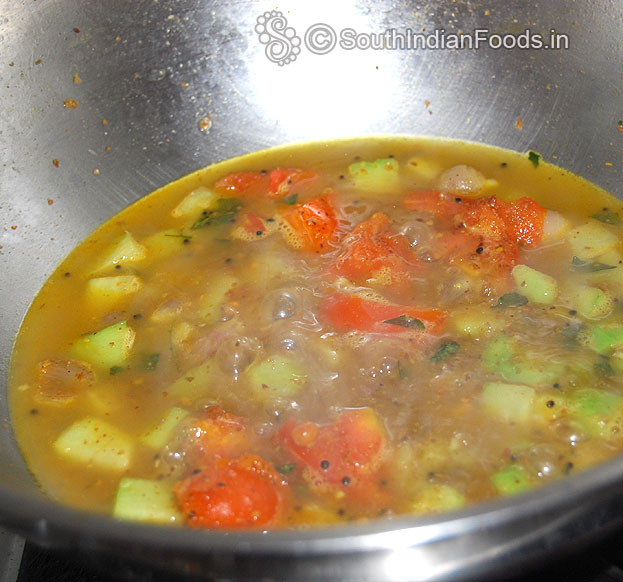 Add water, cook till soft