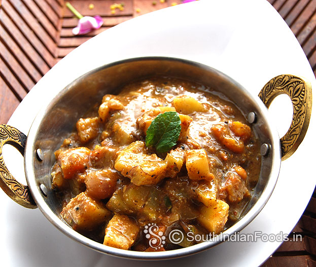Chow chow kara kuzhambu