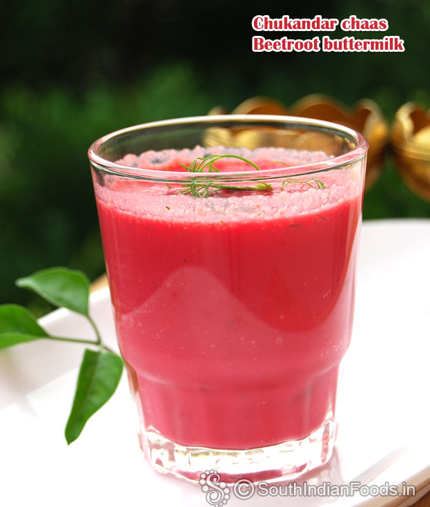 Beetroot buttermilk / Beetroot neer more