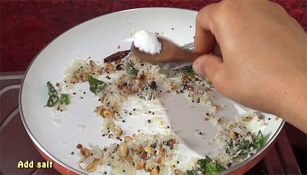 Add salt mix well.