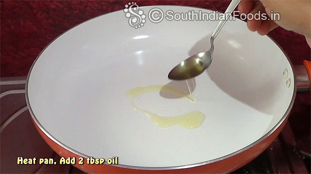 Heat oil in a pan add mustard, bengal gram, urad dal saute