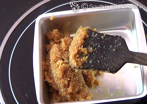 Transfer the mixture, leave it for 3 min