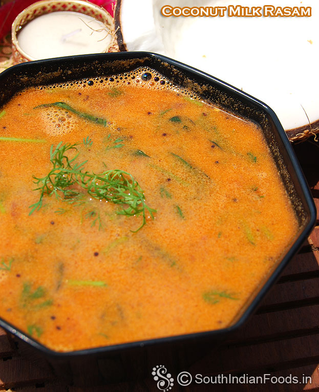 Thengai paal rasam