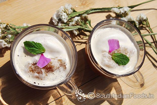 Cold coffee without milk