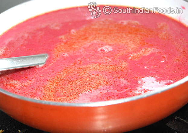 Add beetroot corn flour mixture