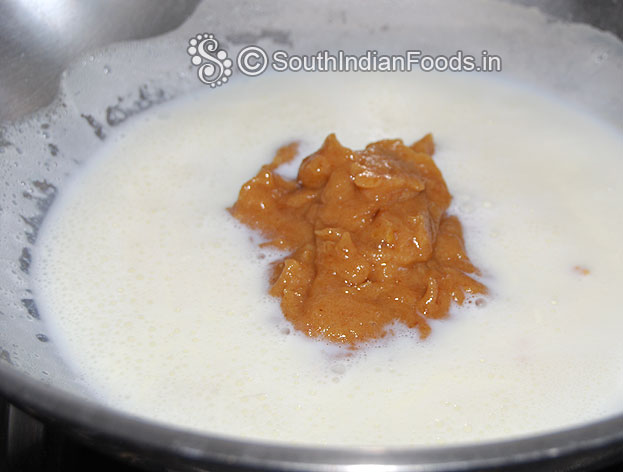 Add freshly ground paste