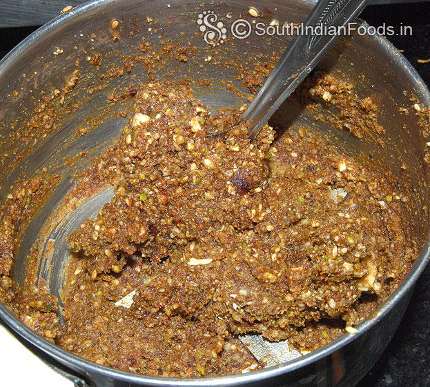 Mixture is ready