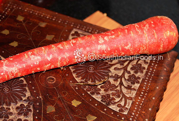 Delhi red carrot