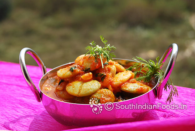 Double beans thakkali masala kuzhambu