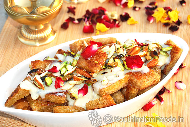 Bread pudding hyderabadi recipe