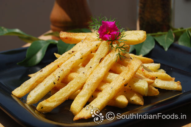 French fries double fry method
