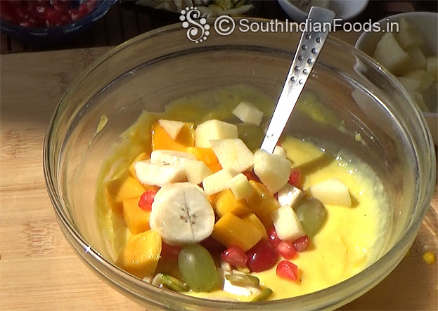 Add fruits & nuts