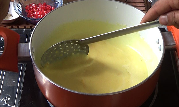 Mix well, let it boil for 3 min