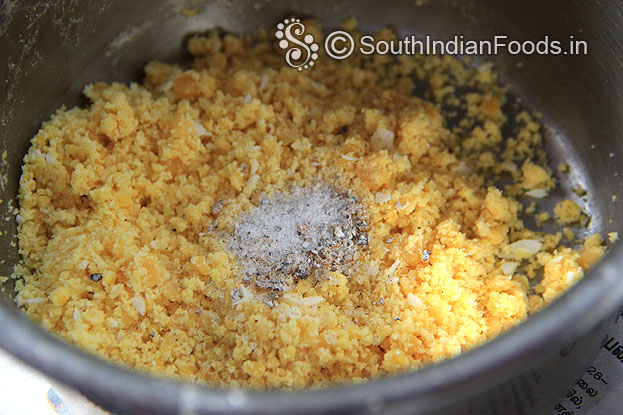 Add green cardamom powder