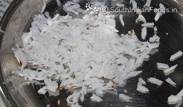 Grate coconut