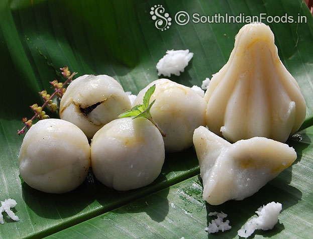 Modak with 3 shapes