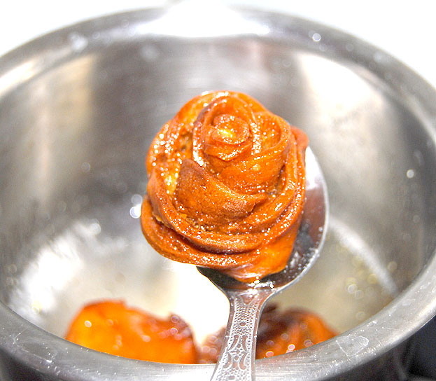 Juicy & delicious rose pitha ready to serve