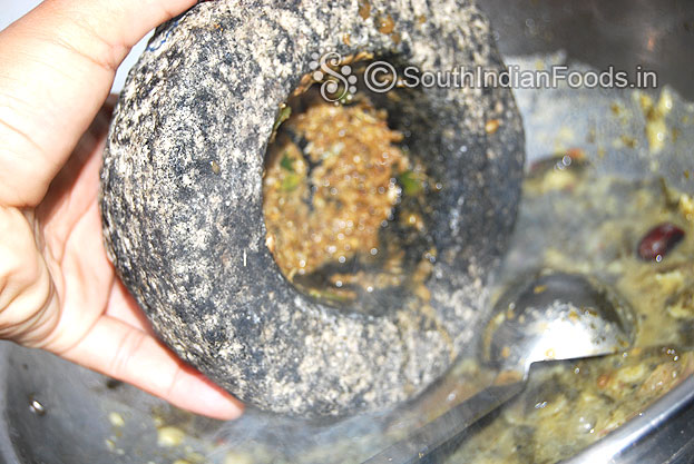 Add freshly ground mixture